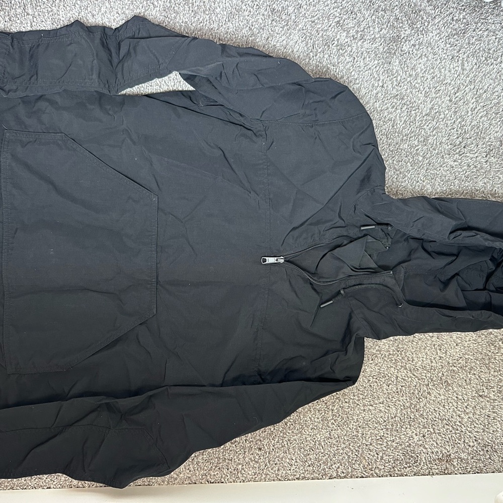 American Giant Black Windbreaker Jacket